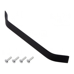 Manetă Aluminiu Negru Mat 244mm | Electronic-mag.ro | Componente Electronice