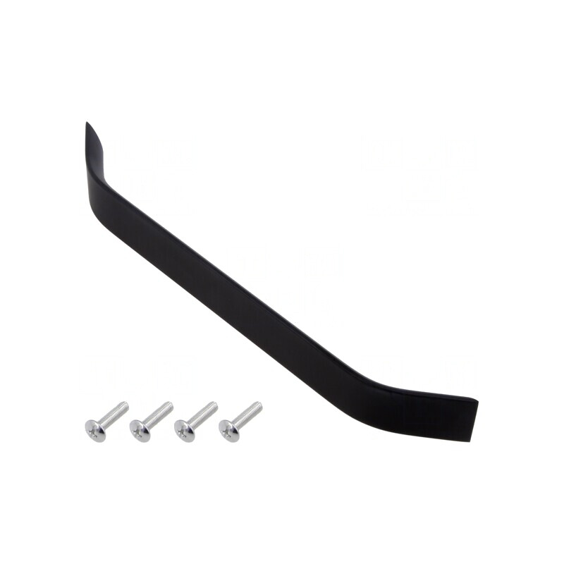 Manetă Aluminiu Negru Mat 244mm | Electronic-mag.ro | Componente Electronice