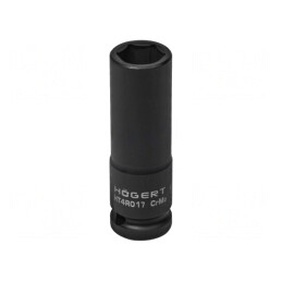 Tubulară Impact HEX 17mm 1/2 Lungă 6-Puncte | Electronic-mag.ro | Componente Electronice