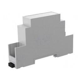 Carcasă pentru șină DIN, gri, 90x18x53mm | Electronic-mag.ro | Componente Electronice