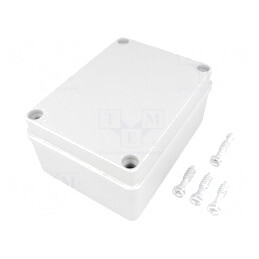 Carcasă Universală Gri 110x150x70mm ABS Polistiren | Electronic-mag.ro | Componente Electronice
