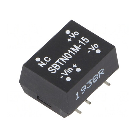 Convertor DC/DC 1W 10.8-13.2V la 15V 6.7-67mA | Electronic-mag.ro | Componente Electronice