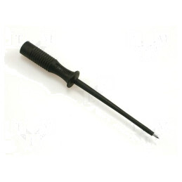 Terminal de măsurare 60V negru vârf aurit 1mm | Electronic-mag.ro | Componente Electronice