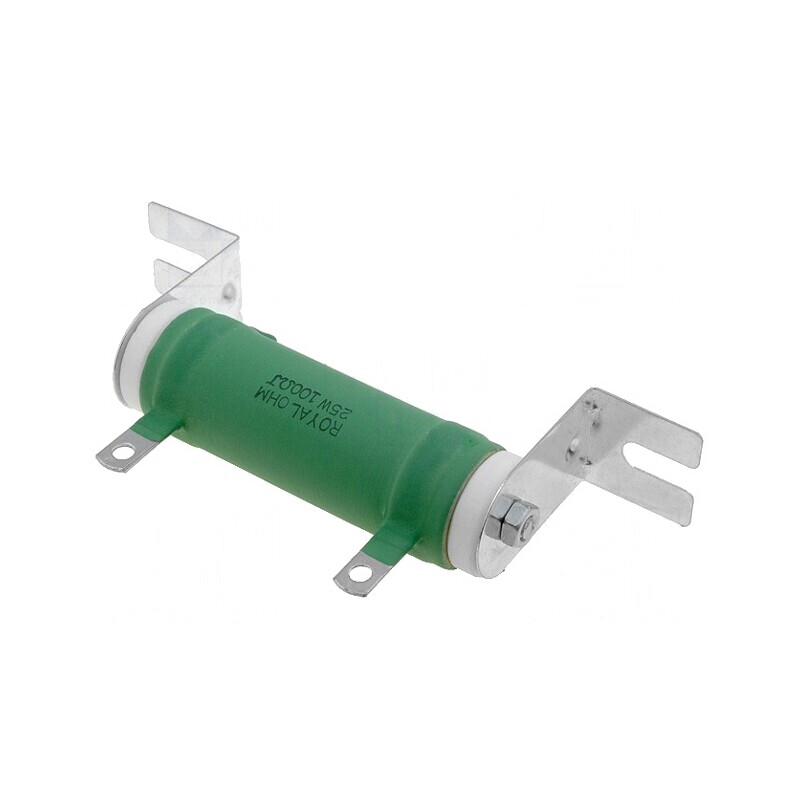 Rezistor Bobinat 100Ω 25W ±5% 22x60mm Cu Ochiuri | Electronic-mag.ro | Componente Electronice