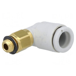 Racord push-in unghi 90° filet M5 1-10 bar | Electronic-mag.ro | Componente Electronice