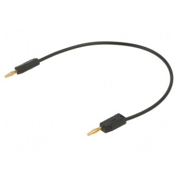 Cablu de măsurare 60VDC 30VAC 10A 150mm negru | Electronic-mag.ro | Componente Electronice