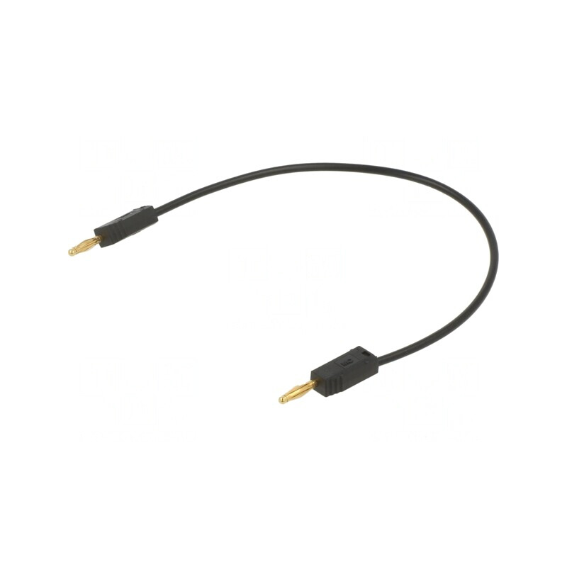Cablu de măsurare 60VDC 30VAC 10A 150mm negru | Electronic-mag.ro | Componente Electronice