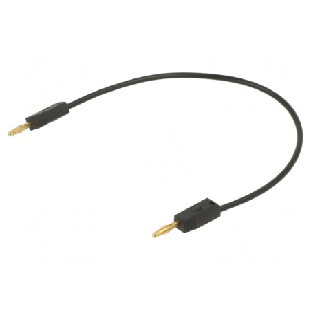 Cablu de măsurare 60VDC 30VAC 10A 150mm negru | Electronic-mag.ro | Componente Electronice