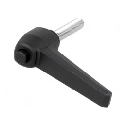 Manetă franceză neagră 40mm 73mm | Electronic-mag.ro | Componente Electronice