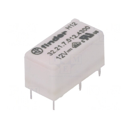 Releu Electromagnetic SPST-NO 12VDC 6A 250VAC PCB | Electronic-mag.ro | Componente Electronice
