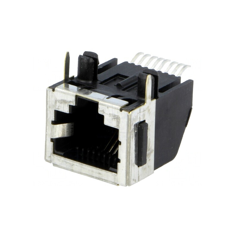 Soclu RJ45 8P8C pentru PCB SMT | Electronic-mag.ro | Componente Electronice