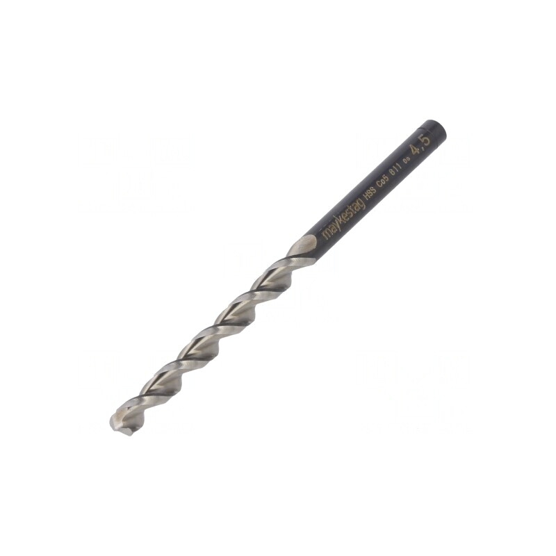 Burghiu Metal 4.5mm 80mm Oțel Rapid Cobalt HSS-E | Electronic-mag.ro | Componente Electronice