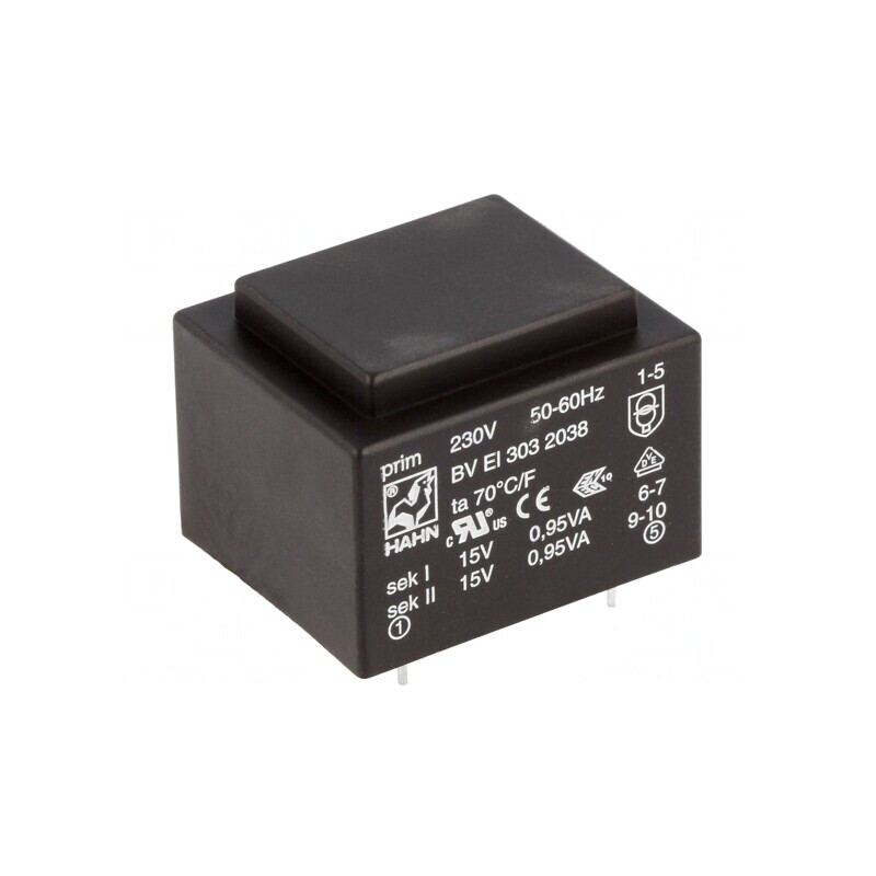 Transformator încapsulat 1,9VA 230V 15V PCB | Electronic-mag.ro | Componente Electronice Transformator încapsulat 1,9VA 230V 15V PCB | Electronic-mag.ro | Componente Electronice
