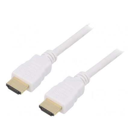 Cablu HDMI 2.0 3m Alb | Electronic-mag.ro | Componente Electronice