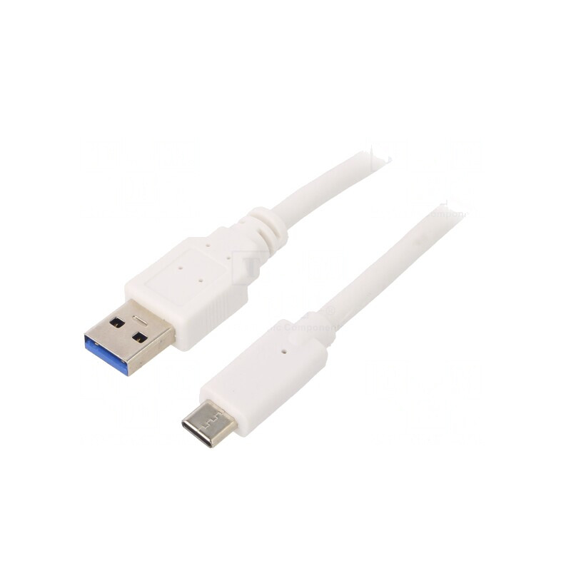 Cablu USB 3.0 A la C 1.8m Alb Aurit | Electronic-mag.ro | Componente Electronice Cablu USB 3.0 A la C 1.8m Alb Aurit | Electronic-mag.ro | Componente Electronice