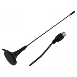 Antenă DVB-T 0,17m Coaxial cu Magnet | Electronic-mag.ro | Componente Electronice