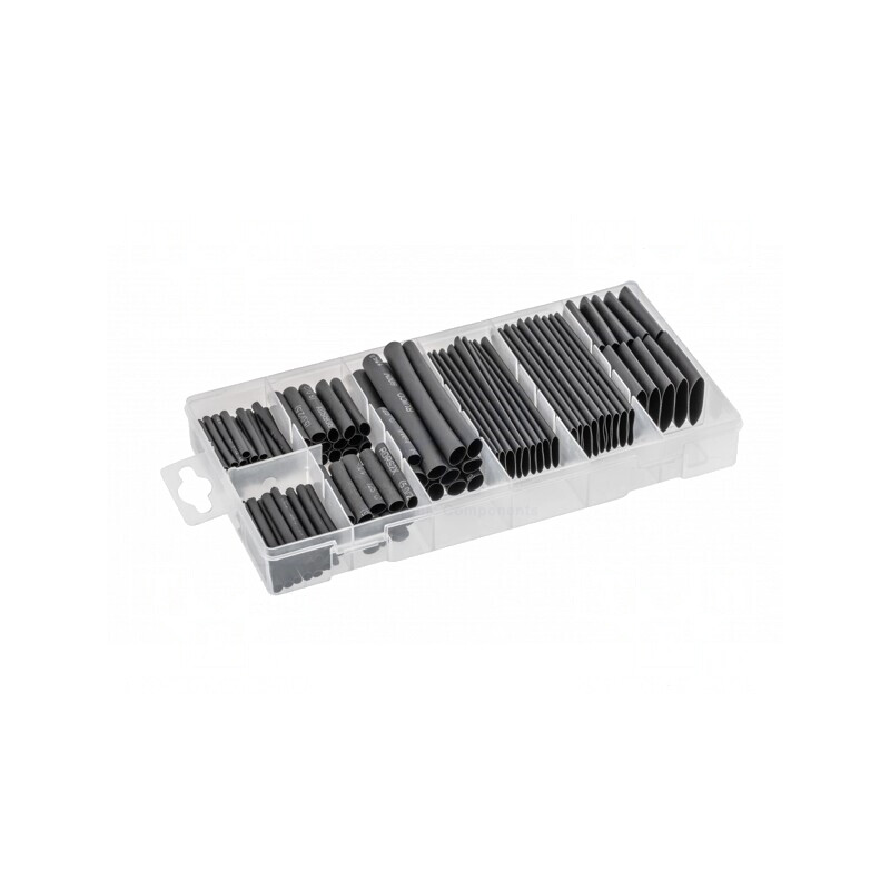 Set Manșoane Termocontractabile Negre 127 Bucăți | Electronic-mag.ro | Componente Electronice