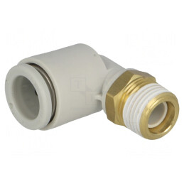 Racord Push-In 90° Filetat 1-10bar 5-60°C | Electronic-mag.ro | Componente Electronice