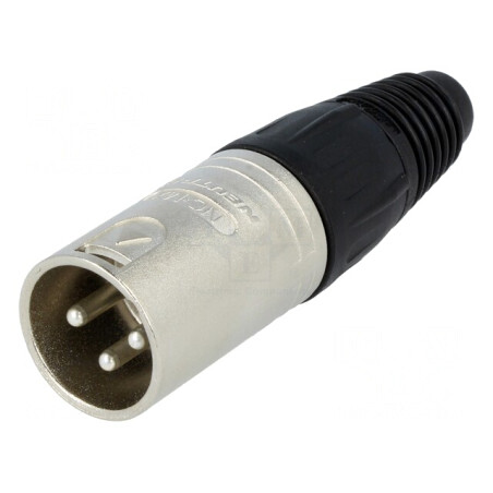 Mufă XLR Tată 3 PIN pentru Cablu 3,5-8mm | Electronic-mag.ro | Componente Electronice