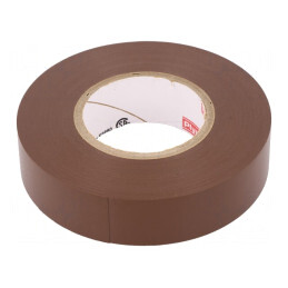 Bandă Electroizolantă Maro 19mm x 20m | Electronic-mag.ro | Componente Electronice