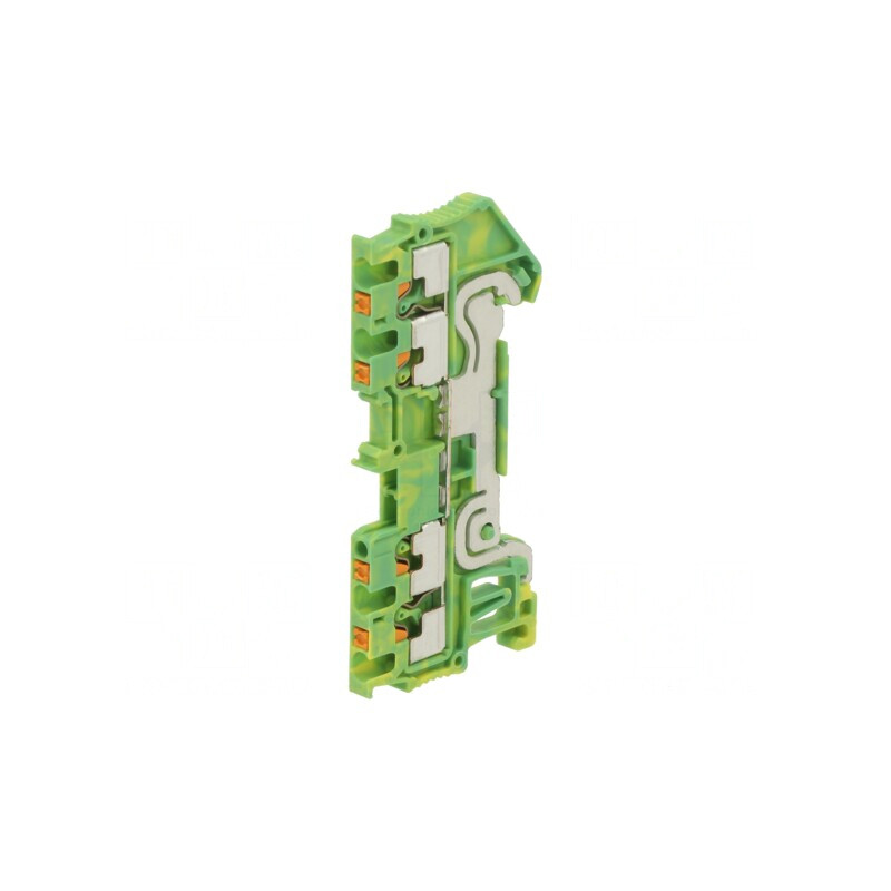 Terminal îmbinare șine 0,14-1,5mm² 1 pistă 4 borne push-in | Electronic-mag.ro | Componente Electronice