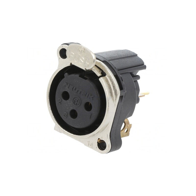 Soclu XLR Mamă 3 PIN cu Buton Argint 6A | Electronic-mag.ro | Componente Electronice Soclu XLR Mamă 3 PIN cu Buton Argint 6A | Electronic-mag.ro | Componente Electronice