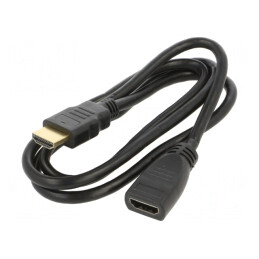 Cablu HDMI 1.4 1m Negru | Electronic-mag.ro | Componente Electronice