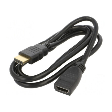 Cablu HDMI 1.4 1m Negru | Electronic-mag.ro | Componente Electronice