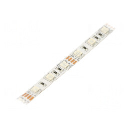 Bandă LED RGB 12V 60LED/m IP20 Albă | Electronic-mag.ro | Componente Electronice
