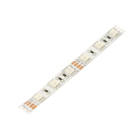 Bandă LED RGB 12V 60LED/m IP20 Albă | Electronic-mag.ro | Componente Electronice