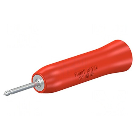 Sondă Osciloscop Roșie cu Împingere | Electronic-mag.ro | Componente Electronice