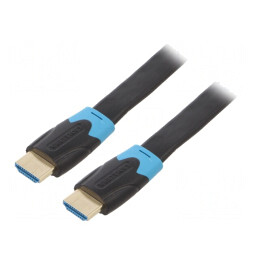 Cablu HDMI 2.0 PVC 2m Negru | Electronic-mag.ro | Componente Electronice