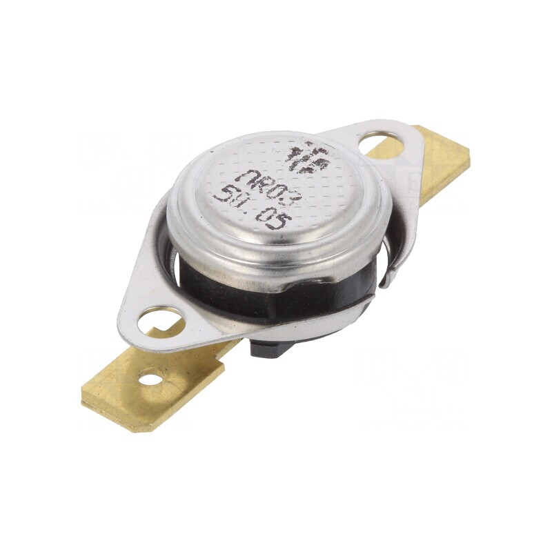 Termostat SPST-NC 50°C 16A 250VAC | Electronic-mag.ro | Componente Electronice