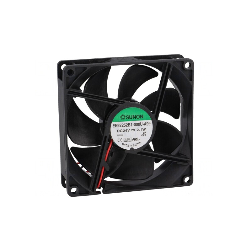 Ventilator axial DC 24V 92x92mm 87m3/h | Electronic-mag.ro | Componente Electronice