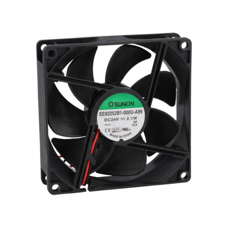 Ventilator axial DC 24V 92x92mm 87m3/h | Electronic-mag.ro | Componente Electronice
