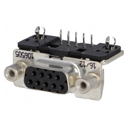 Conector D-Sub 9 Pin Soclu Mamă 90° | Electronic-mag.ro | Componente Electronice