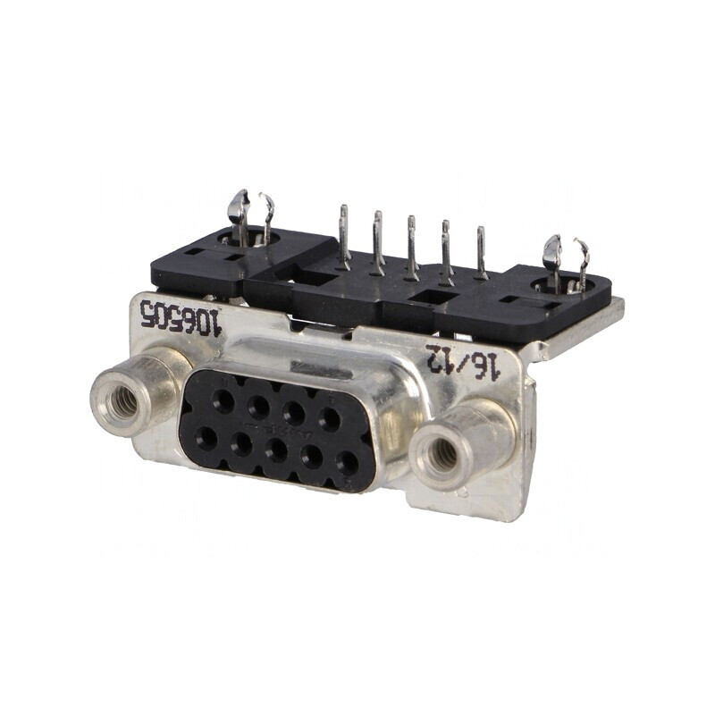 Conector D-Sub 9 Pin Soclu Mamă 90° | Electronic-mag.ro | Componente Electronice