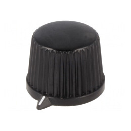 Buton Rotativ Termoplast Ø6mm Ø20x15,4mm | Electronic-mag.ro | Componente Electronice