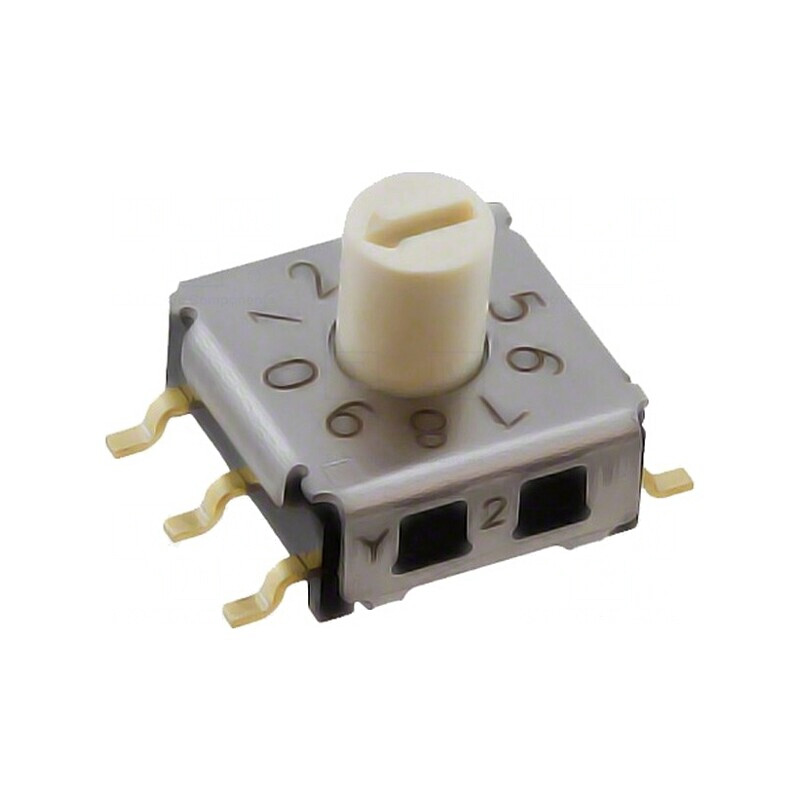 Întrerupător Codificare DEC/BCD 10 Poz SMT | Electronic-mag.ro | Componente Electronice