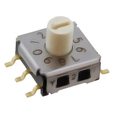 Întrerupător Codificare DEC/BCD 10 Poz SMT | Electronic-mag.ro | Componente Electronice