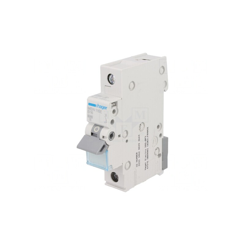 Întrerupător de Supracurent 16A 230/400V 1P 6kA | Electronic-mag.ro | Componente Electronice