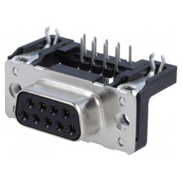 Conector D-Sub 9 Pin Soclu Mamă 90° THT M3 | Electronic-mag.ro | Componente Electronice