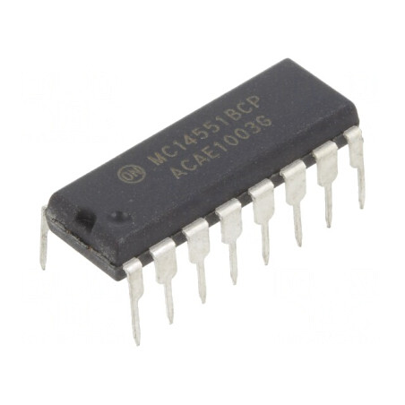 Circuit Integrat CMOS Multiplexor/Demultiplexor 4 Canale | Electronic-mag.ro | Componente Electronice