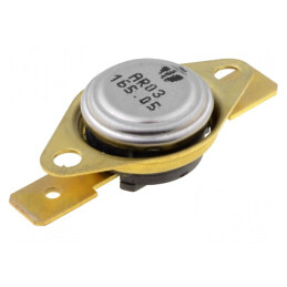 Termostat SPST-NC 165°C 16A 250VAC | Electronic-mag.ro | Componente Electronice