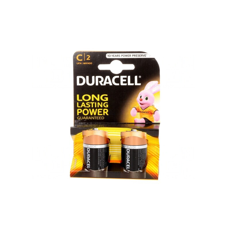 Baterii alcaline 1,5V C nereîncărcabile 2 buc BASIC | Electronic-mag.ro | Componente Electronice