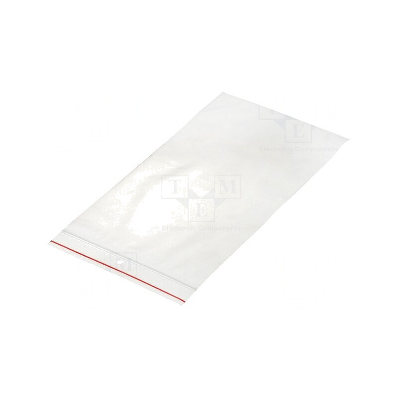 Pungă cu fermoar polietilenă 250x150mm | Electronic-mag.ro | Componente Electronice