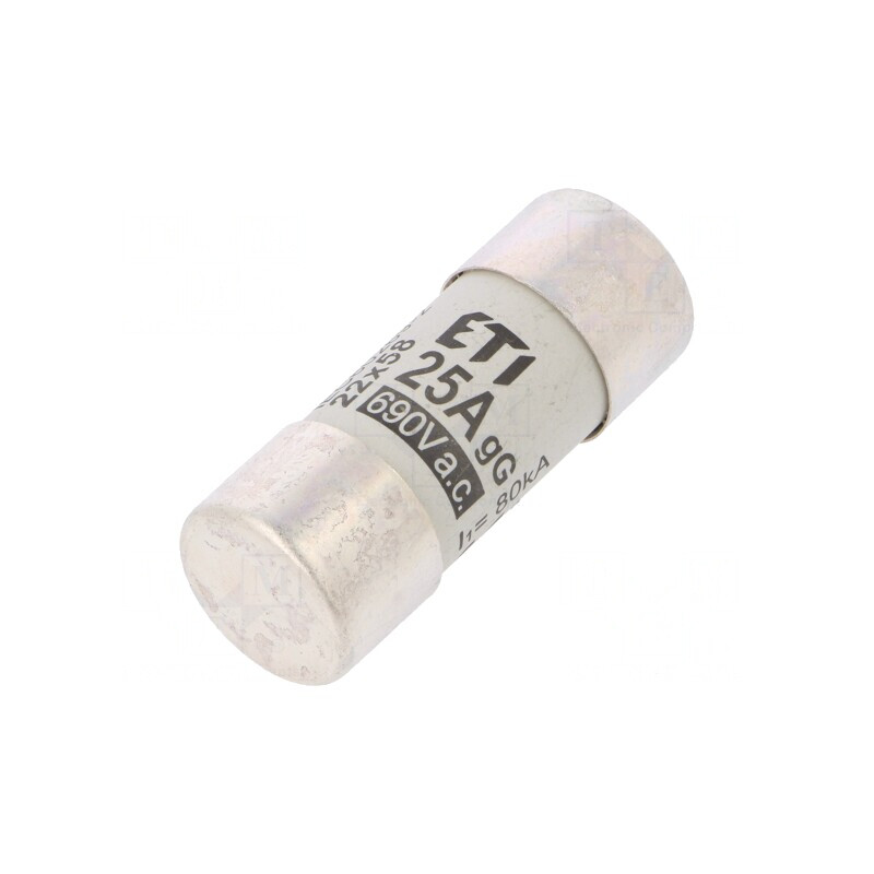 Siguranță cilindrică industrială gG 25A 690VAC | Electronic-mag.ro | Componente Electronice