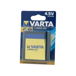 Baterie Alcalină 4.5V 3LR12 Nereîncărcabilă LONGLIFE 1 Buc | Electronic-mag.ro | Componente Electronice