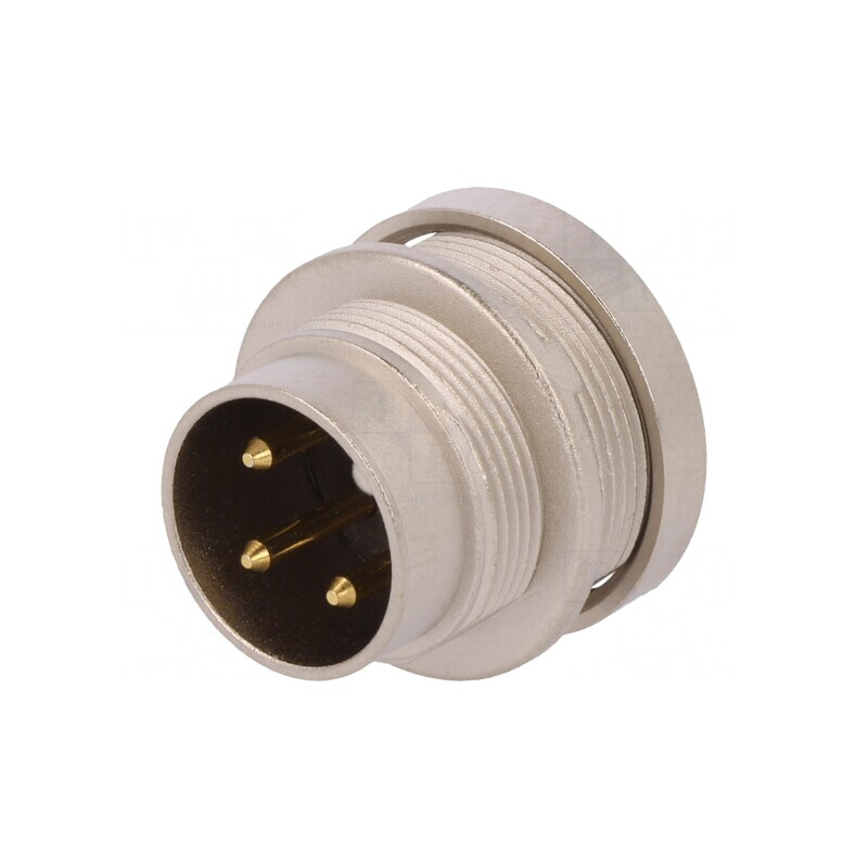 Conector M16 Tată 3 Pin 5A 250V IP40 | Electronic-mag.ro | Componente Electronice