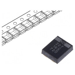 Condensator Tantal Polimer 220uF 16V SMD | Electronic-mag.ro | Componente Electronice